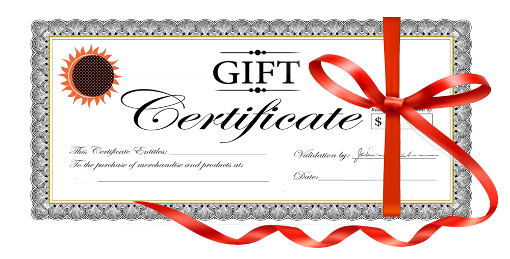 Gift Certificate Blaine Service Supply